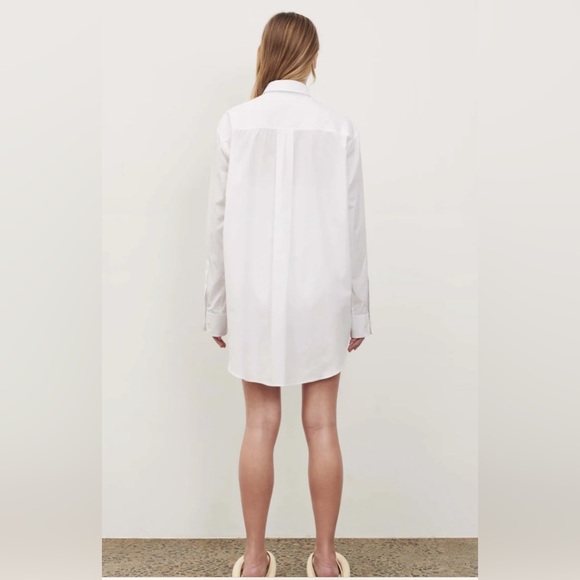 NWT Wardrobe NYC White Shirt Dress Mini Size Small - Picture 2 of 6